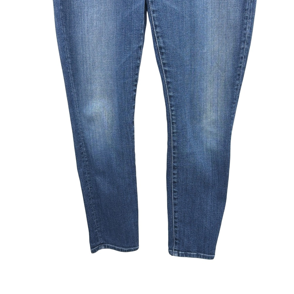 Mother High Waisted Looker Crop Skinny Jeans Pardon My French Blue Size 29 - Picture 9 of 15